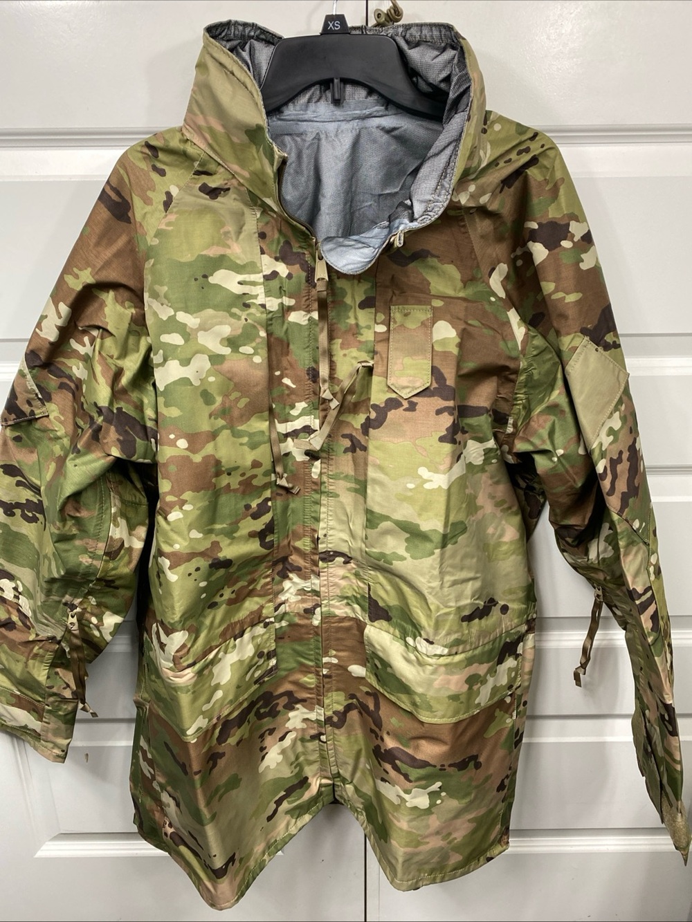 USAF Parka All Purpose Environmental Camo Jacket Large Long Camouflage Military